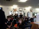 Students at CCN getting qualification as hairdresser